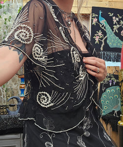 Y2K Beaded Fairy Cardigan