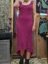 Load image into Gallery viewer, Y2K Silk Whimsigoth Dress