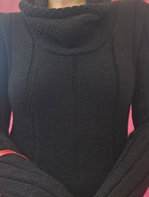 Load image into Gallery viewer, Y2K Cowl Neck Sweater/ Mini Dress