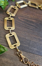 Load image into Gallery viewer, Rectangle Chain Belt