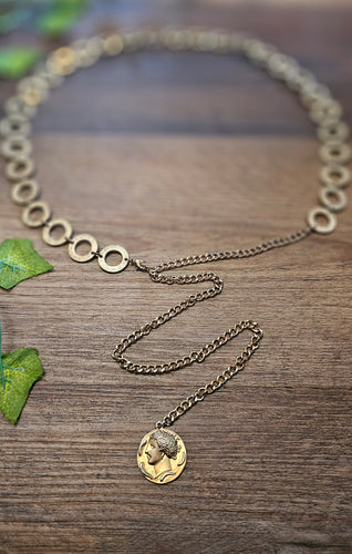 Gold Disc Chain Belt