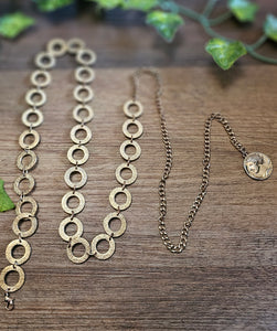 Gold Disc Chain Belt
