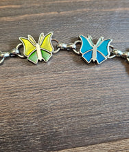 Load image into Gallery viewer, Enamel Butterfly Chain Belt