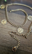 Load image into Gallery viewer, Chunky Coin Chain Belt