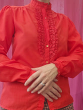 Load image into Gallery viewer, 60s Ruffle Blouse