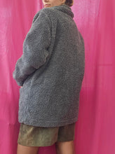 Load image into Gallery viewer, Vintage Grey Teddy Fleece