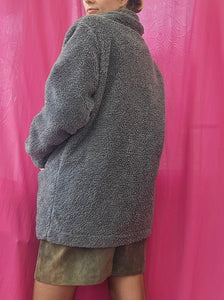 Vintage Grey Teddy Fleece