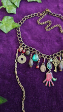 Load image into Gallery viewer, &#39;Helping Hand&#39; Treasure Charm Choker