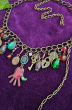 Load image into Gallery viewer, &#39;Helping Hand&#39; Treasure Charm Choker
