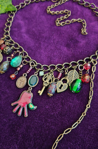 'Helping Hand' Treasure Charm Choker