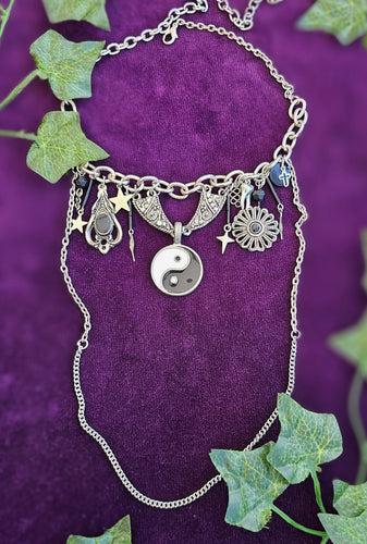 'Yin And Yang' Treasure Charm Choker