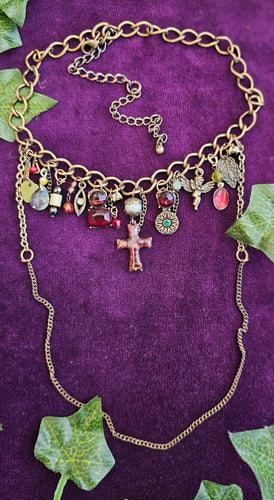 'Autumnal' Treasure Charm Choker