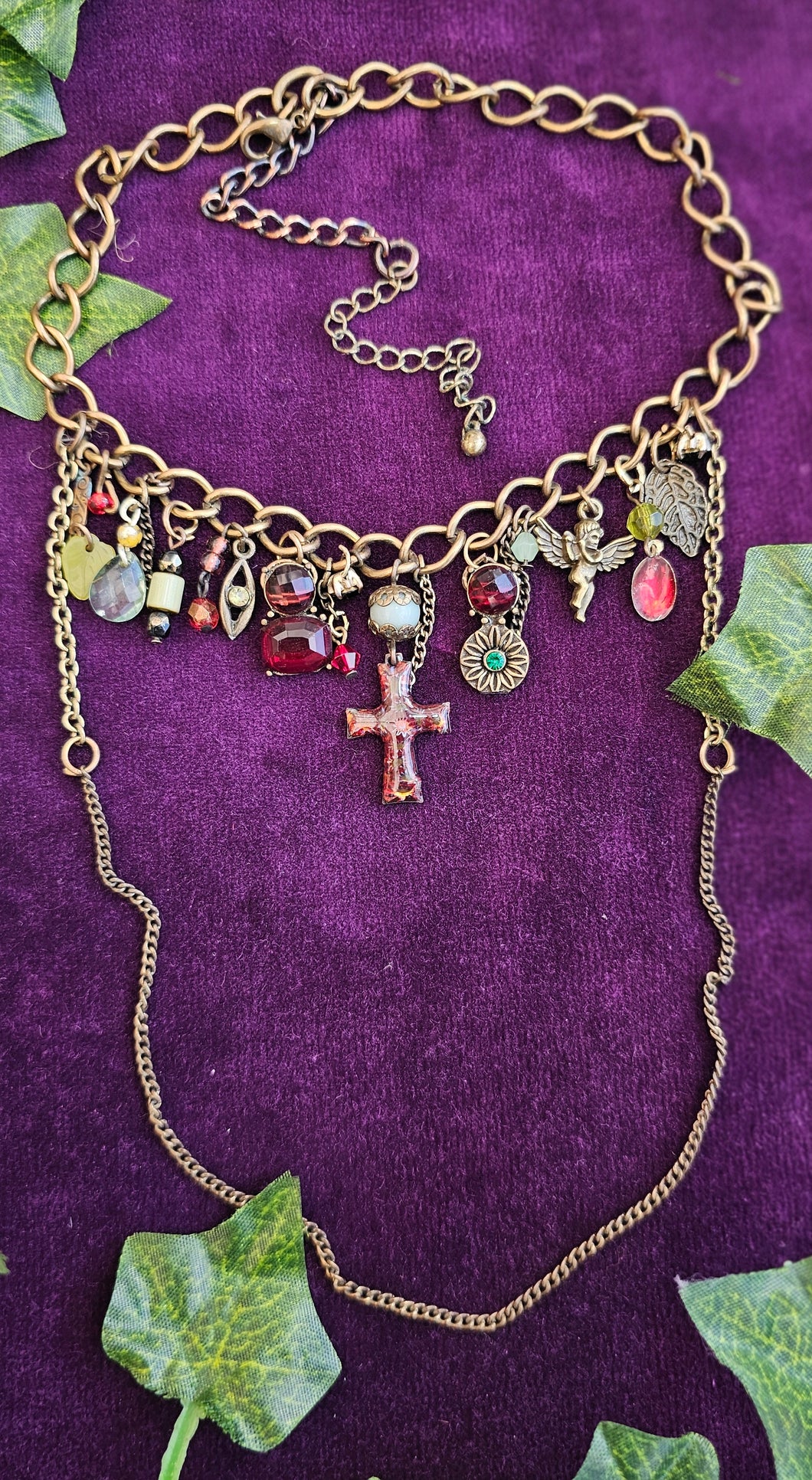 'Autumnal' Treasure Charm Choker