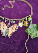 Load image into Gallery viewer, &#39;Garden Butterfly&#39; Treasure Charm Choker