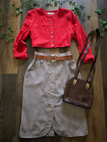 80s High Waisted Skirt