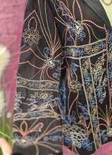 Load image into Gallery viewer, Y2K Embroidered Mesh Shacket