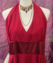 Load image into Gallery viewer, Y2K Boned Halterneck Dress