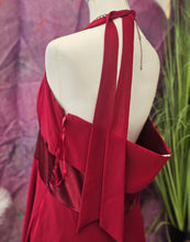 Load image into Gallery viewer, Y2K Boned Halterneck Dress