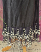 Load image into Gallery viewer, Y2K Lace Trim Long Skirt