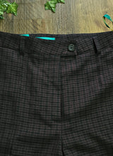 Load image into Gallery viewer, 90s High Waisted Plaid Trousers