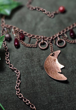 Load image into Gallery viewer, &#39;Bronze Moon&#39; Treasure Charm Choker
