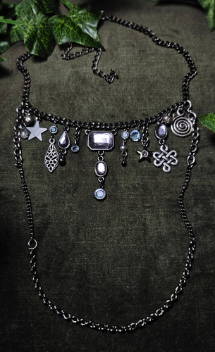 'Iron Ice' Treasure Charm Choker