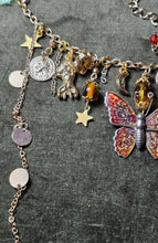 Load image into Gallery viewer, &#39;Autumnal Butterfly&#39; Treasure Charm Choker