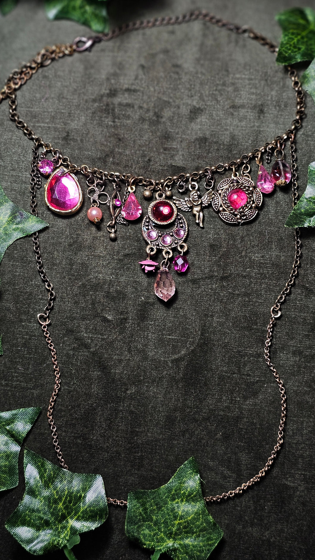 'Romantic' Treasure Charm Choker