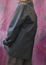 Load image into Gallery viewer, 90s Grungr Leather Jacket