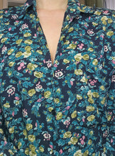 Load image into Gallery viewer, 90s Floral Viscose Blouse