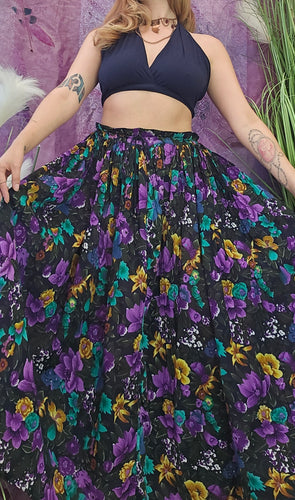 Y2K Viscose Maxi Skirt