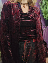 Load image into Gallery viewer, 80s Whimsigoth Top &amp; Cardigan