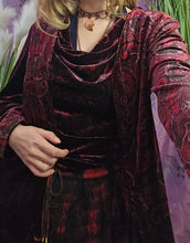 Load image into Gallery viewer, 80s Whimsigoth Top &amp; Cardigan