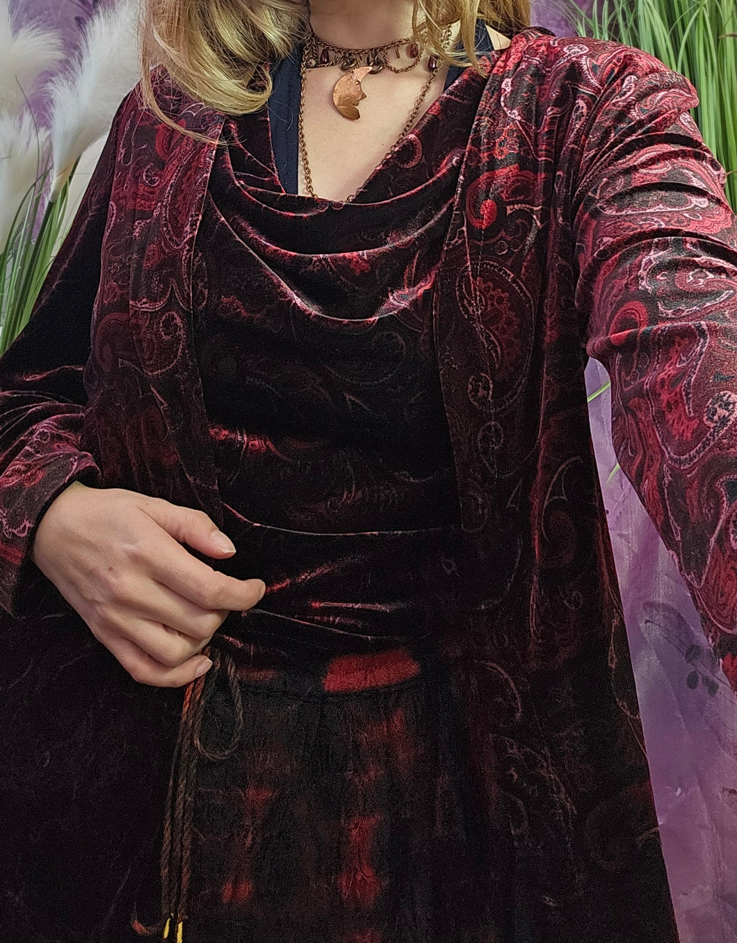 80s Whimsigoth Top & Cardigan