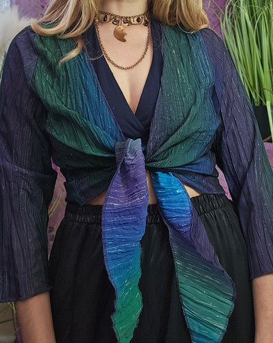 Y2K Whimsigoth Wrap Top