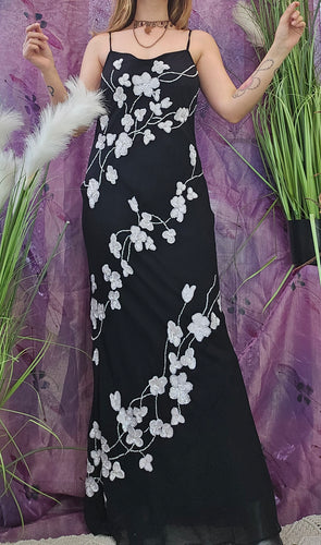 Y2K Beaded Blossom Gown