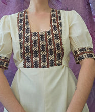 Load image into Gallery viewer, 1970s Autumnal Prairie Dress