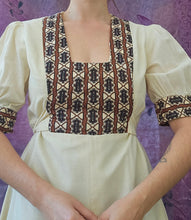 Load image into Gallery viewer, 1970s Autumnal Prairie Dress