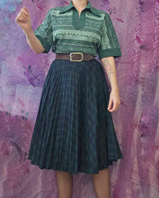 Load image into Gallery viewer, 70s Pleated Plaid Skirt