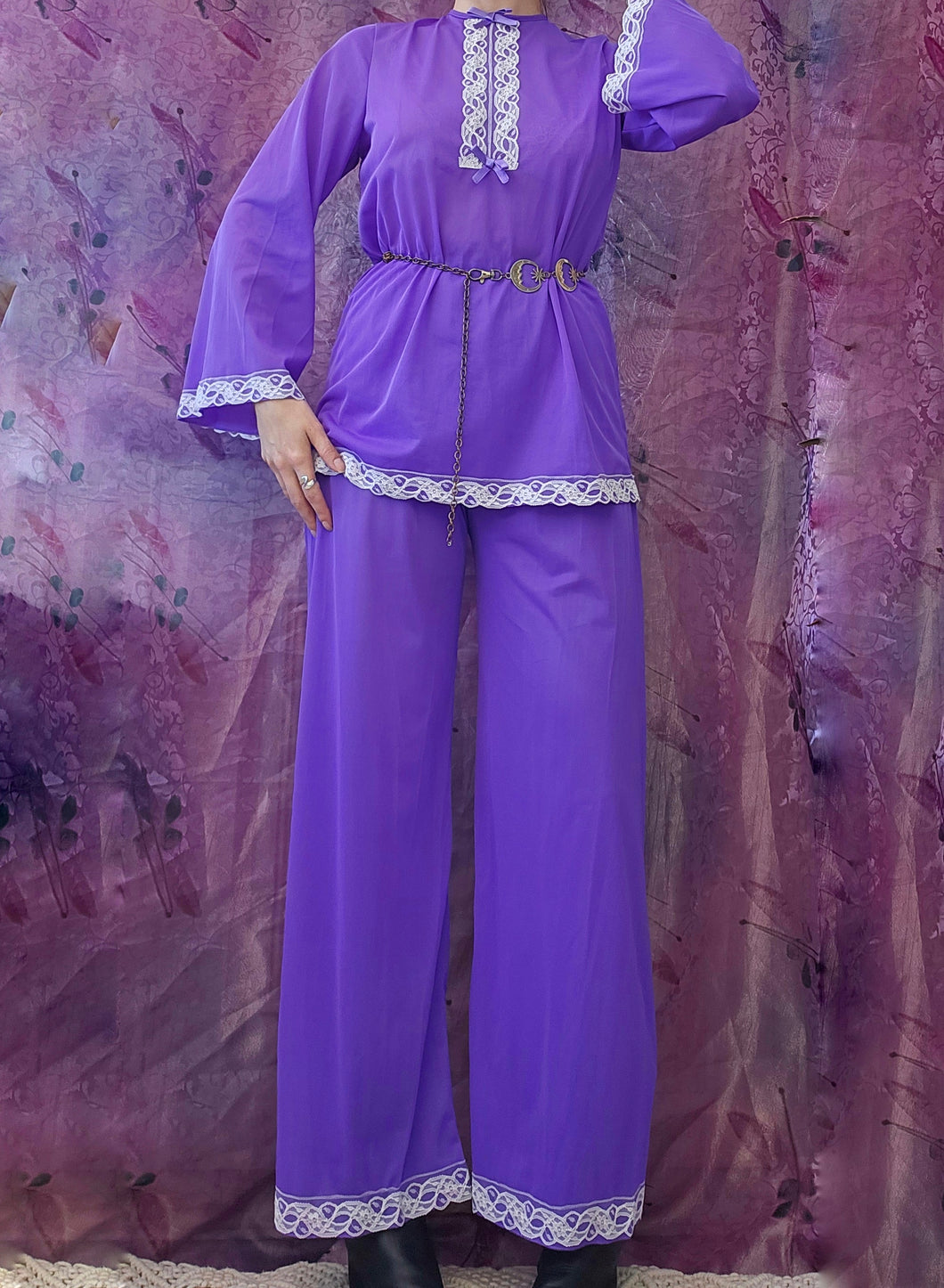 1970s Nylon Negligee Set