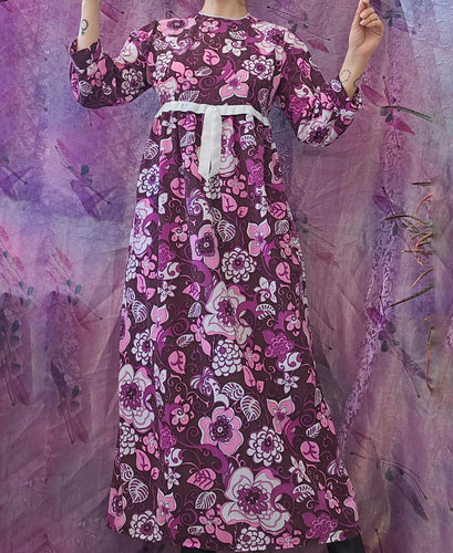 1960s Flower Power Dress