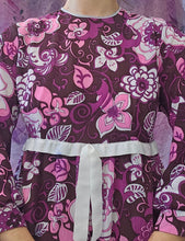 Load image into Gallery viewer, 1960s Flower Power Dress