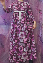 Load image into Gallery viewer, 1960s Flower Power Dress
