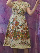 Load image into Gallery viewer, 1960s &#39;Jeannie&#39; Mushroon Dress