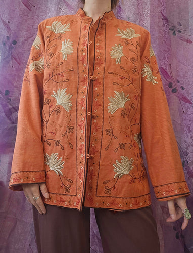 Vintage Embroidered Shacket