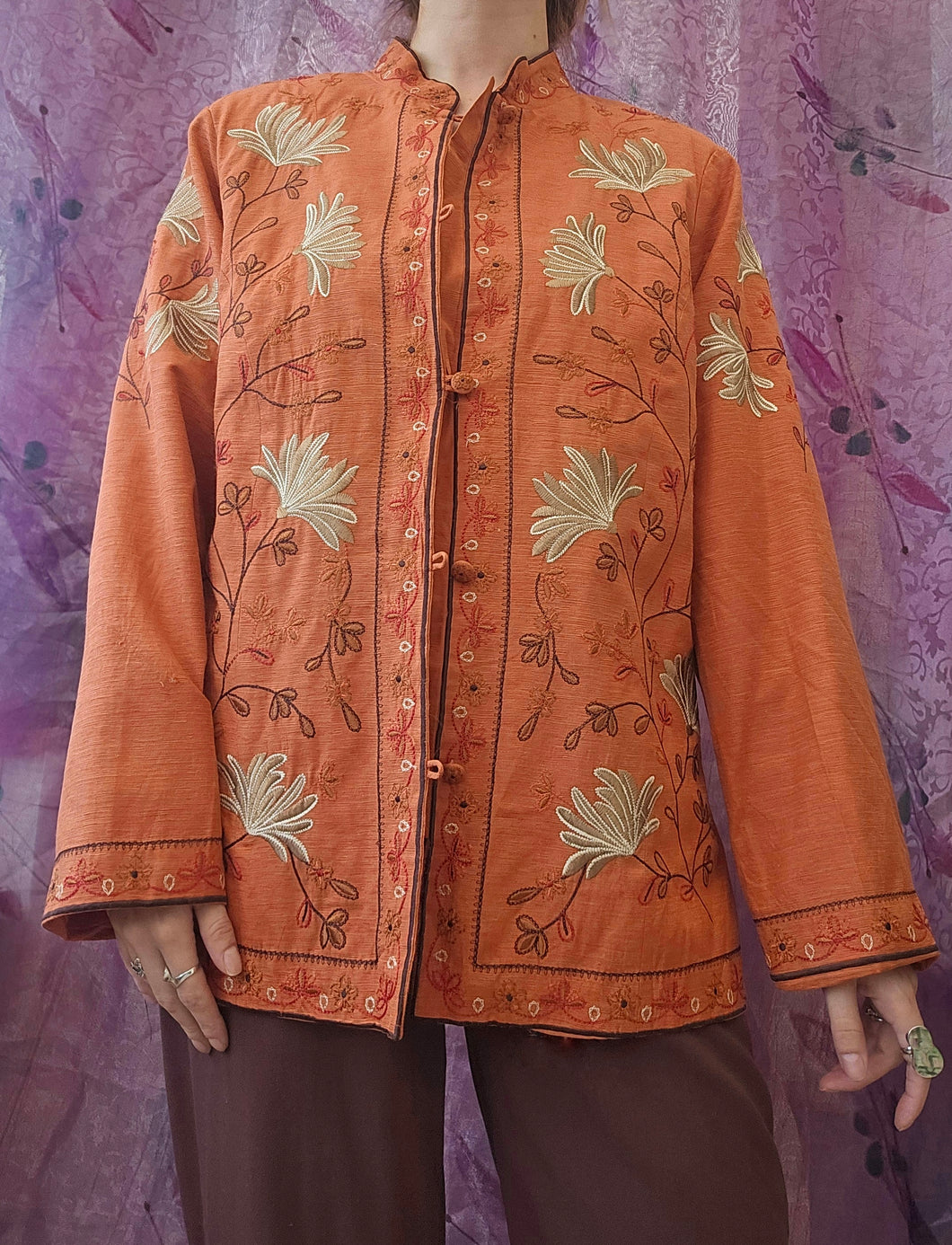 Vintage Embroidered Shacket
