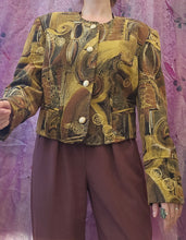 Load image into Gallery viewer, 80s Velvet Whimsical Jacket