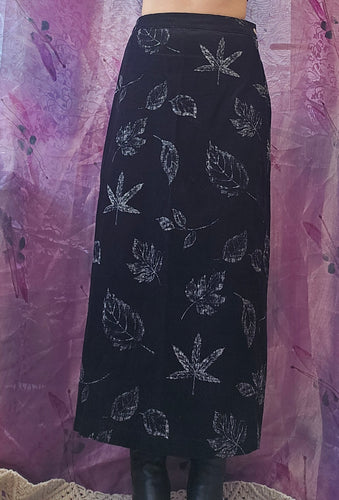 Vintage Corduroy Midi Skirt