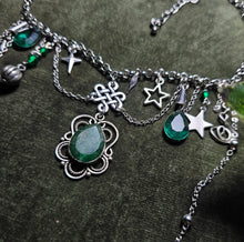 Load image into Gallery viewer, &#39;Emerald City&#39; Treasure Charm Choker