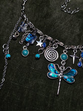 Load image into Gallery viewer, &#39;Whimsy Dragonfly&#39; Treasure Charm Choker